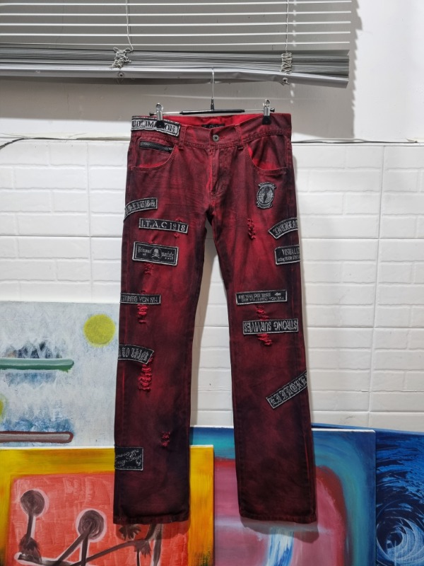in the attic punk damage pants