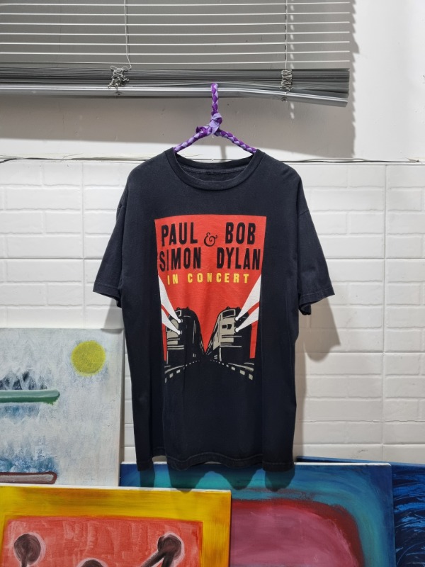 PAUL SIMON &amp; BOB DYLAN 1999 concert tour T-shirt