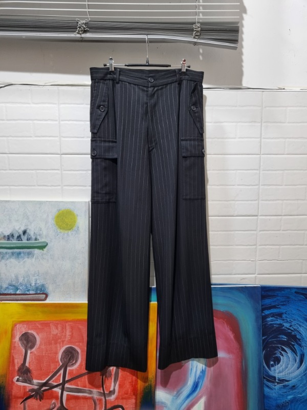 MIDWEST HOMME pin stripe wide pants