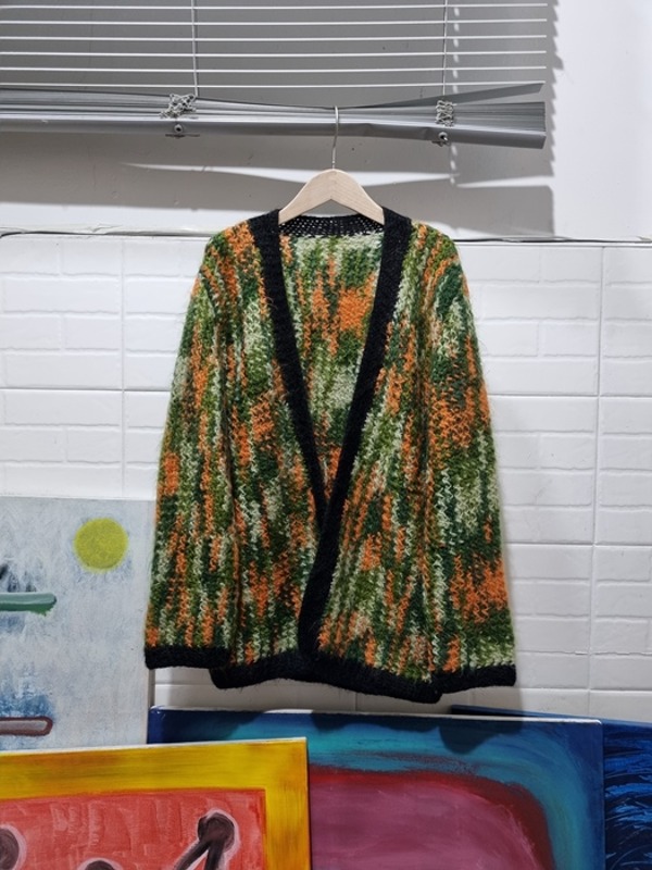 vintage knit gown jacket