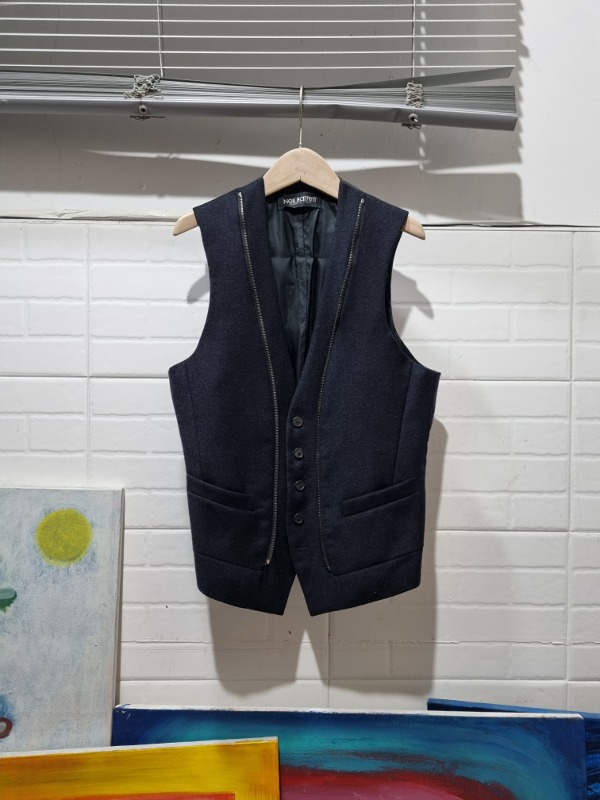 NEIL BARRETT zipper detail vest
