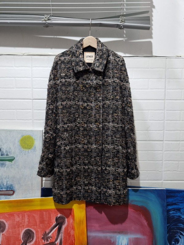 MAISON LENER double tweed coat