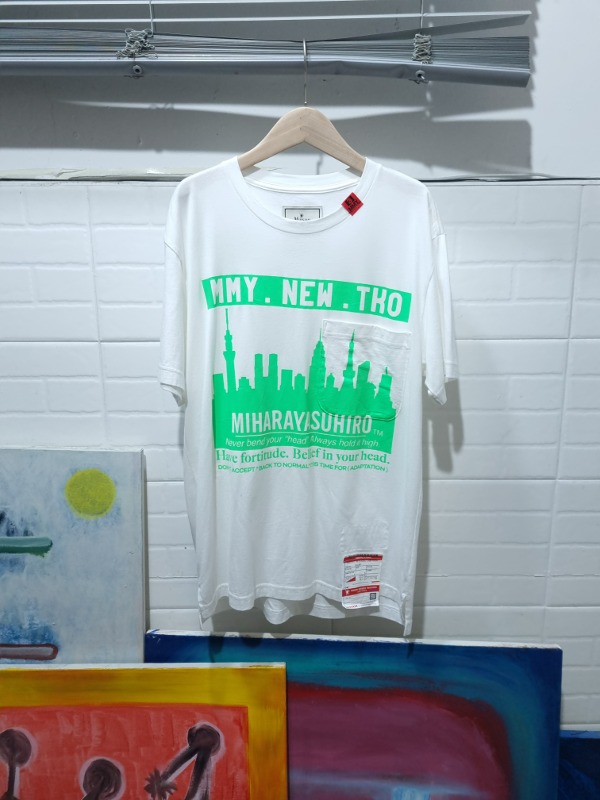 MIHARA YASUHIRO 2021S/S city print t-shirt