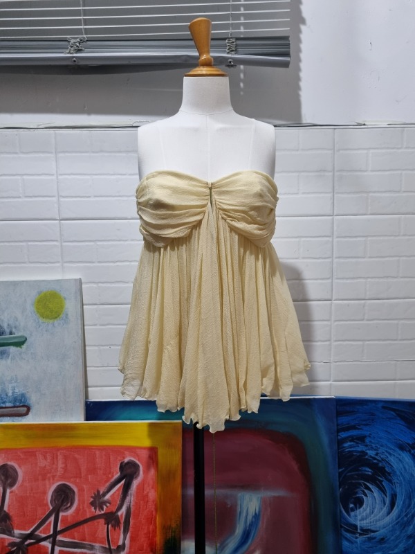&quot;Chloe 2004 s/s by phoebe philo&quot; silk strapless top