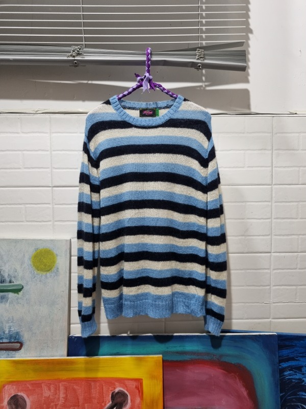 mohair stripes knit