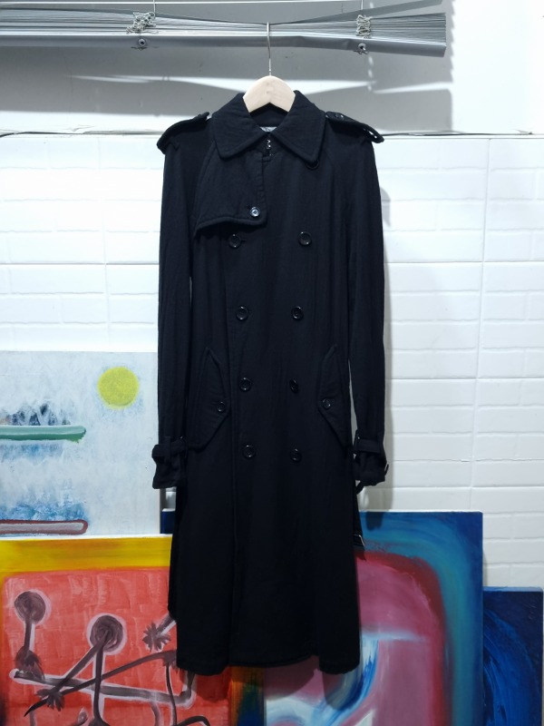 TAO COMME DES GARCONS wool trench long coat