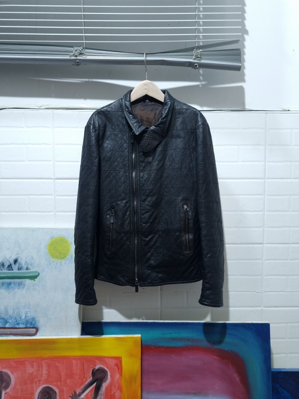 GIORGIO ARMANI leather jacket